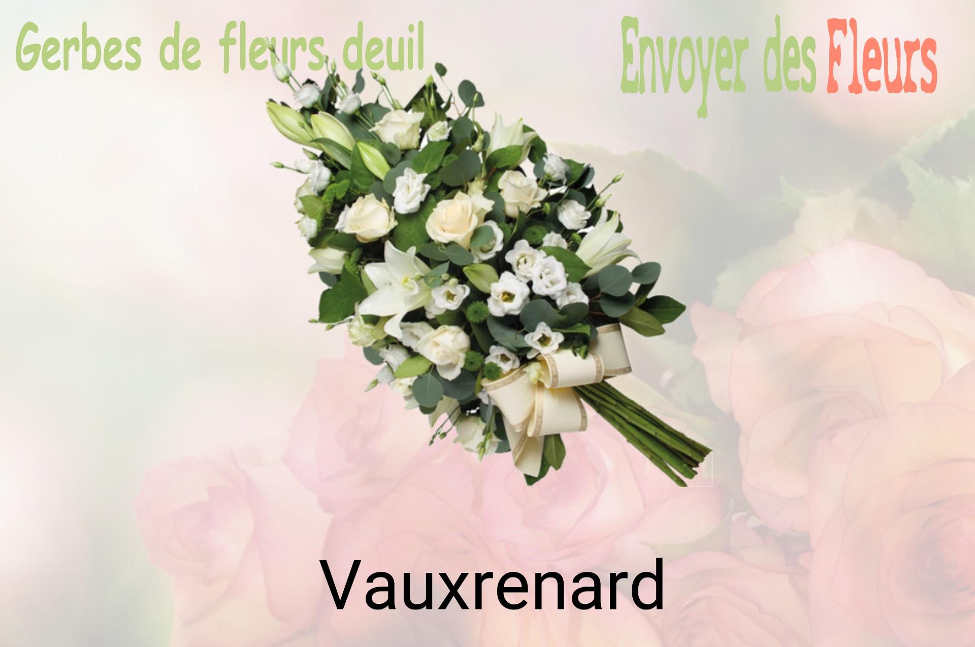 Gerbe de fleurs de deuil livrée à Vauxrenard